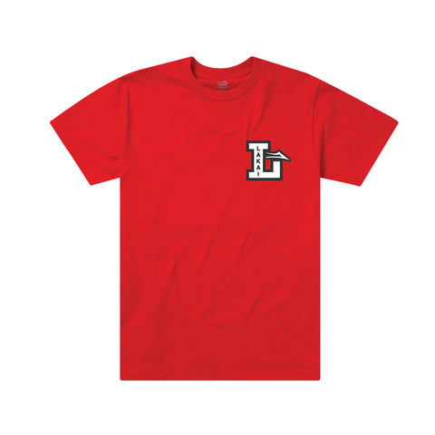 Lakai Letterman SS Tee | Red