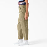 Women's Dickies Cropped Cargo Pants | Desert Sand