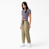 Women's Dickies Cropped Cargo Pants | Desert Sand