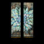 Women's Merge 4 Maia Negre Succulent Crew Sock