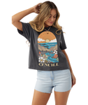 Women's O'Neill High Road Tee | Washed Black
