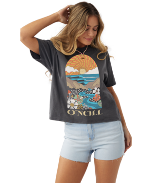 Women's O'Neill High Road Tee | Washed Black