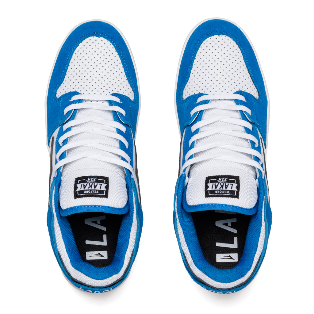 Lakai Telford Low Moroccan Blue Suede Brackish Waters