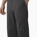Men's Dickies Skateboarding Double Knee Twill Pants | Charcoal Grey Stitch