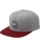 Men's RVCA VA Patch Snapback | Heather Grey