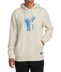 Men's RVCA Flower Friend Hoodie | Latte