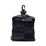 Herschel x Thrasher Daypack Packable Collection | Black/Grey